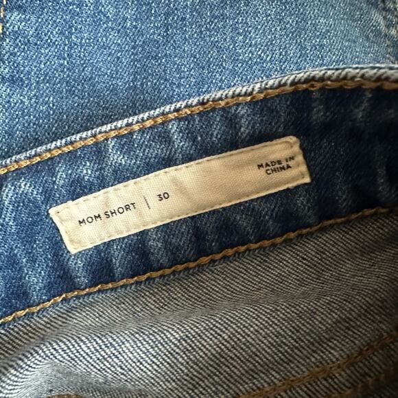 PacSun Denim Mom Shorts Size 30 Cuffed Jean Y2K Spring Vacation Indie Boho - Picture 4 of 9